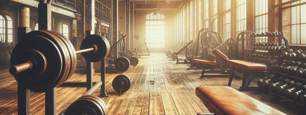 A weightlifting gym perfect for using a paper habit tracker