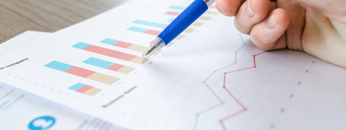 paper project management with a chart