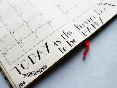 a weekly paper planner
